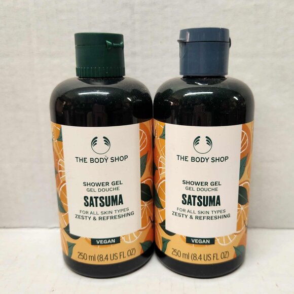 The Body Shop Shower Gel Satsuma 2 Pack 250ml Each - Picture 1 of 1